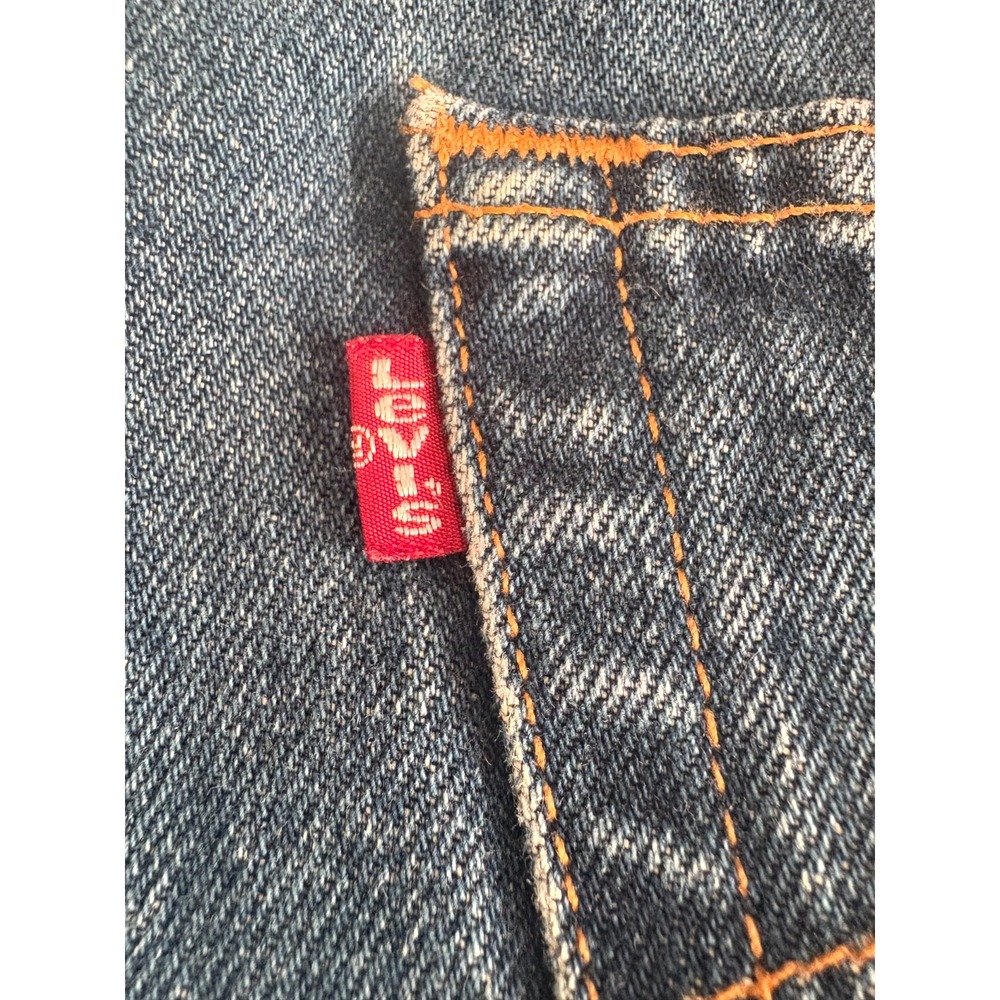 Levi's Men's 501 38W x 30L Fit Button Fly Jeans‎ - Dark Stonewash - Picture 4 of 6